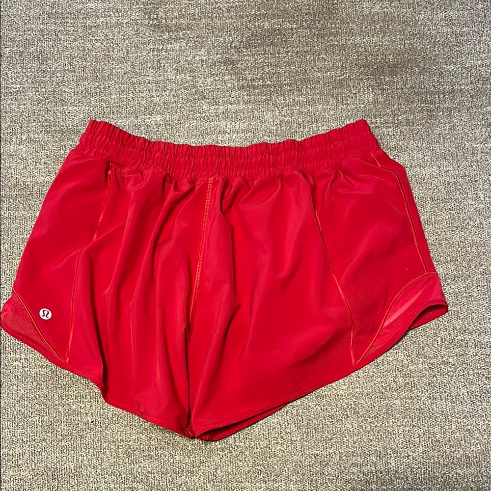 lululemon athletica Red Women's Athletic Shorts